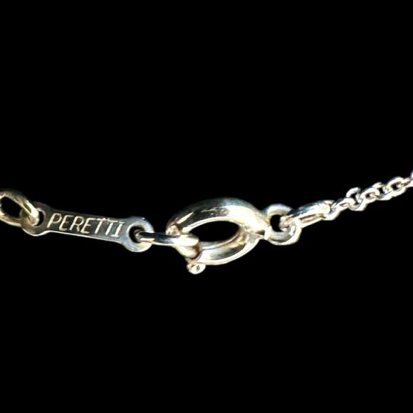 TIFFANY & CO. Cross Pendant Necklace Elsa Peretti Spain Sterling Silver 925 T & - Picture 5 of 8